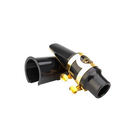 Glory Alto Saxophone Mouthpiece Kit with Ligature,one reed and Plastic Cap-Gold