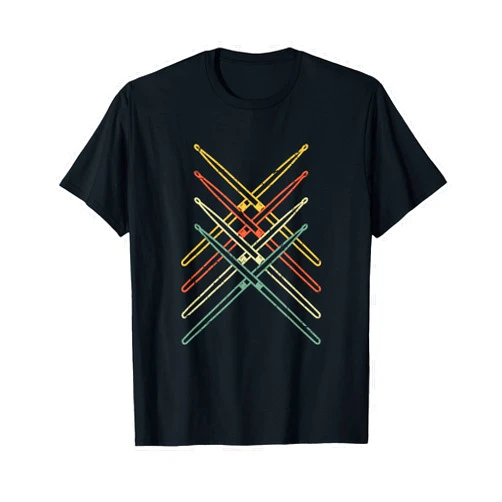 Musical Instruments Tees & Gifts Retro Drumsticks Drummer Gifts Drums T-Shirt