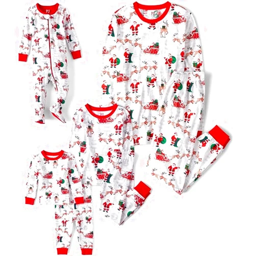 The Children's Place Family Matching, Christmas and Holiday Pajama Sets, Cotton