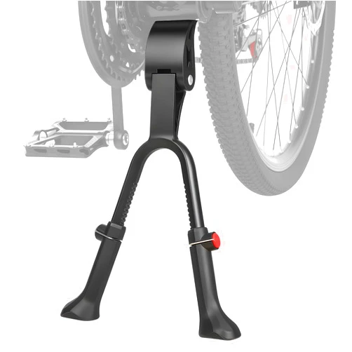 YBLNTEK Center Mount Bike Kickstand Adjustable Height, Double Leg Aluminum Alloy Bicycle Kick Stands for 24
