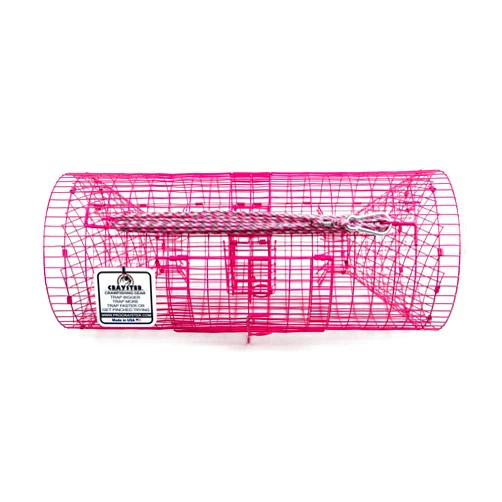 Crayster Pink Stream Cylinder Crawfish Trap
