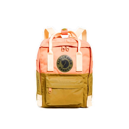 Fjällräven Fjallraven Women's Kanken Art Mini Backpack, Landsort, Green, Orange, One Size