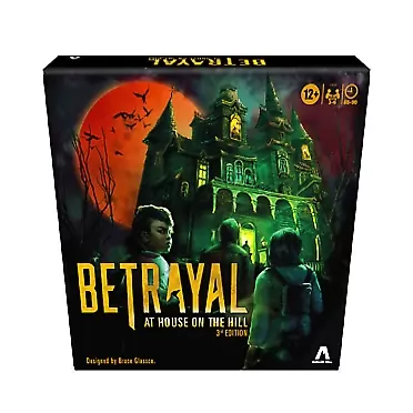 Hasbro Gaming Avalon Hill Betrayal at The House on The Hill 3rd Edition Cooperative Board Game, Ages 12 and Up, 3-6 Players, 50 Chilling Scenarios Betrayal at The House on The Hill (3rd Edition)