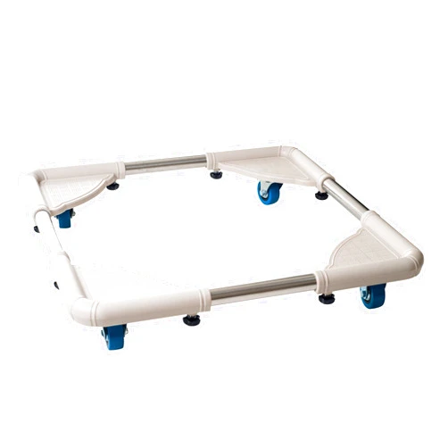 Stalwart Adjustable Dolly Cart – Appliance Roller with Telescoping Base and Locking Caster Wheels – 220lbs Weight Capacity – Moving Supplies by Stalwart