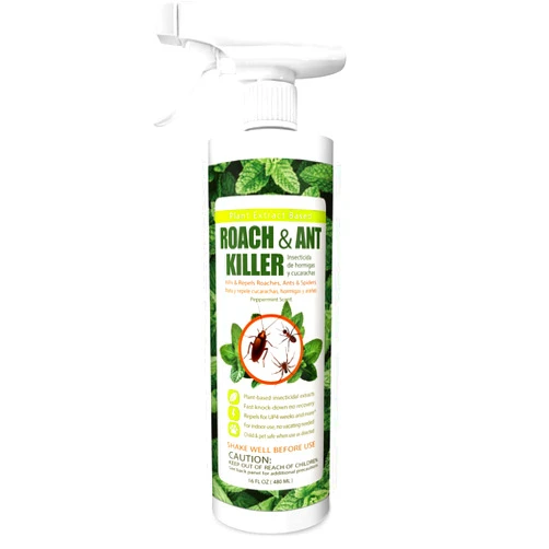 EcoVenger Roach & Ant Killer, Kills on Contact, Extended 4-Week Deterrence, Kills Ants & Other Indoor&Outdoor Crawling Insects, Natural & Non-Toxic, Pleasant Botanical Scent, Safe for Children & Pets