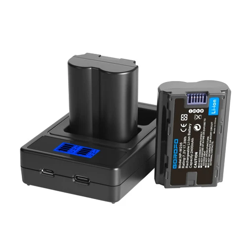 GOROFO 2-Pack NP-W235 Replacement Battery with Dual Charger for Fujifilm Cameras - Compatible with X-T5/X-T4/X-H2/X-H2S/X-S20/VG-XT4/GFX50S II/GFX100S