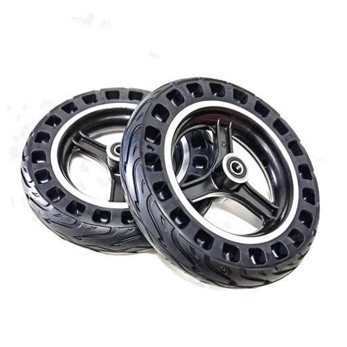 GHARAZ 1 Pair of Wheelchair Front Wheels, 10x2.0/2.125, 10