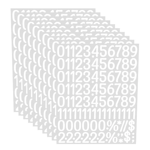 Dvobez 1080 PCS Number Stickers, 1
