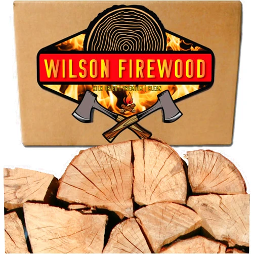 Wilson Split Firewood (Birch, Maple, Oak, or Cherry) Natural Kiln Dried Firewood (Oak Regular)
