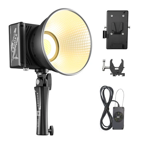 SIRUI C300XII 310W Portable LED Video Light - Ultra Lightweight 0.96kg, App & Bluetooth Control, V-Mount/AC/DC Power, 2700-6500K CCT for Studio/Outdoor