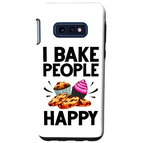 Cute Bake Foodie Cupcake Humor Pun Lover Designs Galaxy S10e Funny Baker Gift For Men Women Food Cake Baking Pastry Chef Case