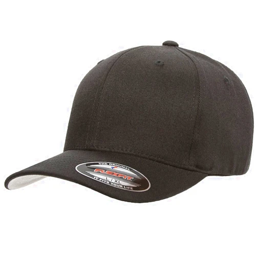 Yupoong Flexfit mens Flexfit Wool Blend Hat, Black, Large-X-Large US