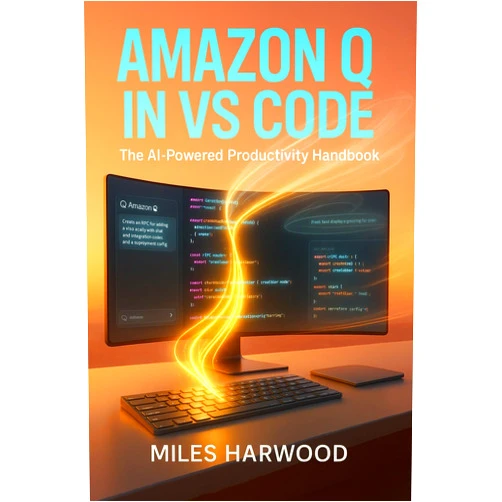 By Miles Harwood (Author) Format: Kindle Edition Amazon Q in VS Code: The AI-Powered Productivity Handbook: Master AI-Assisted Development, Automate Your Workflow, and Multiply Your Coding Efficiency