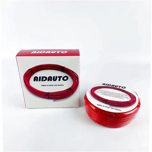 AIDAUTO Cables of metal, non-electric, Wire is Made in The Chian, Residential, Commerical, Industrial, Grounding, Electrical Rated for 600 Volts - in Red