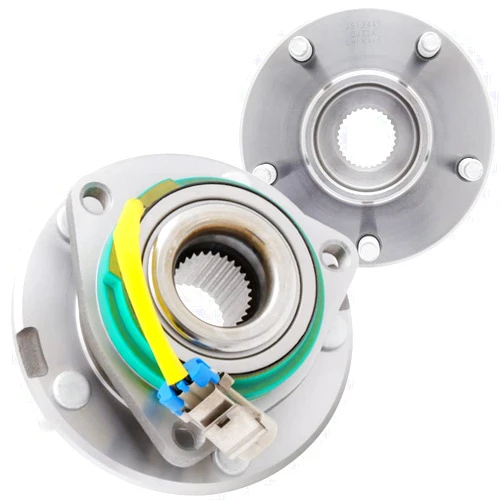 QJZ [2-Pack] 512441 - Rear Driver and Passenger Side Wheel Hub Bearing Assembly Compatible with 2009 Cadillac XLR, 2009-2013 Chevrolet Corvette [Base ONLY] [Cross Reference: BR930757, HA590390, WA512441]