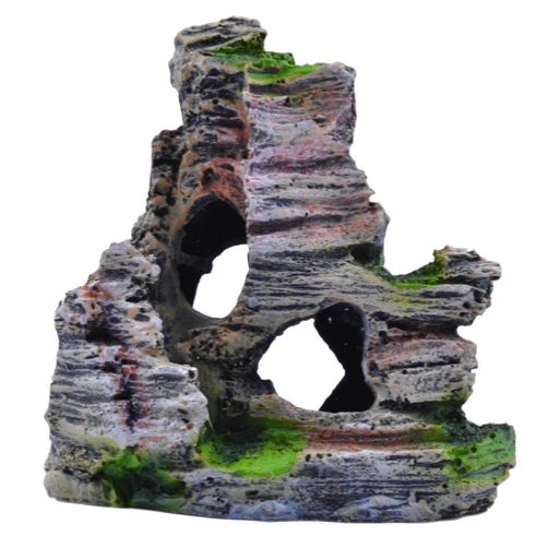 Pranovo Mountain View Decor Rockery Landscape Rock Hiding Cave Tree Aquarium Ornament Fish Tank Decoration