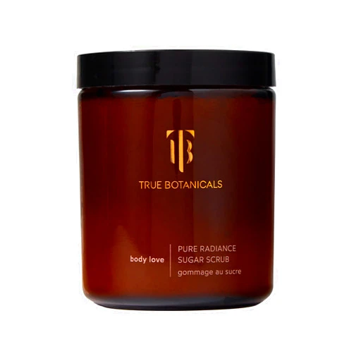 True Botanicals - Organic Pure Radiance Sugar Exfoliating Body Scrub | Non-Toxic, Cruelty-Free | Hypoallergenic | Provides Ultra-Hydration, Conditioning + Nourishment | MADE Safe (8 oz)
