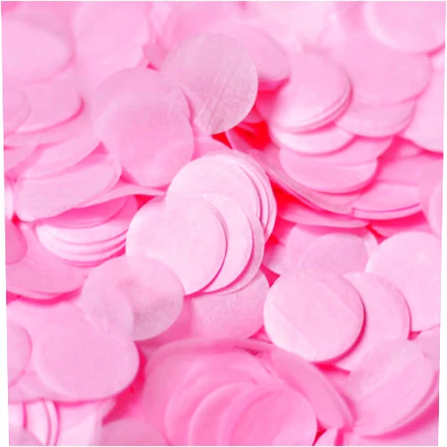 Kaemi Tissue Paper Confetti 5000 Pieces Pink Round Confetti 1 inch Paper Circle Confetti Dots for Table Wedding Birthday Party Decoration