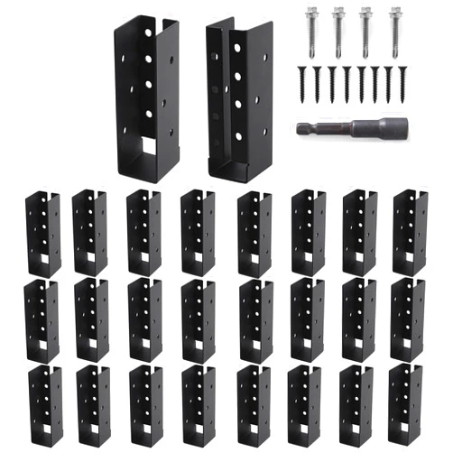 AXWHYS Concealed Joist Hangers, 24 Pcs of 2