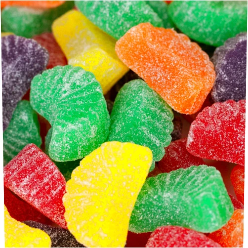 ILIKE! Fruit Slices Jelly Candy | 2 Pound Bulk Bag | Assorted Flavors | Sugar-Dusted Nostalgic Sweets