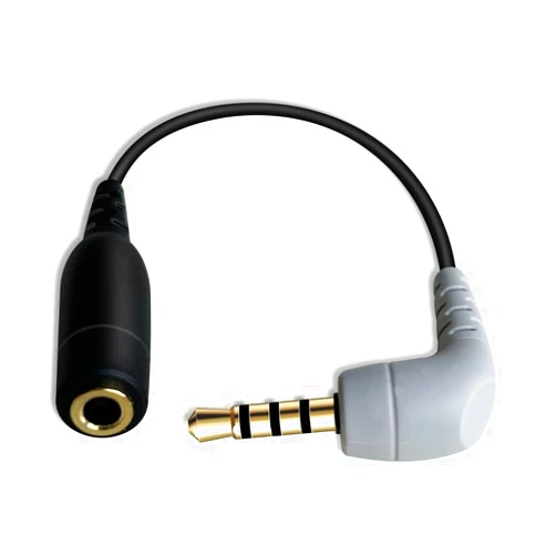 QJYTH TRS to TRRS Adapter, Microphone Cable Compatible with Rode SC4, TRS Female to TRRS Male Microphone Cable