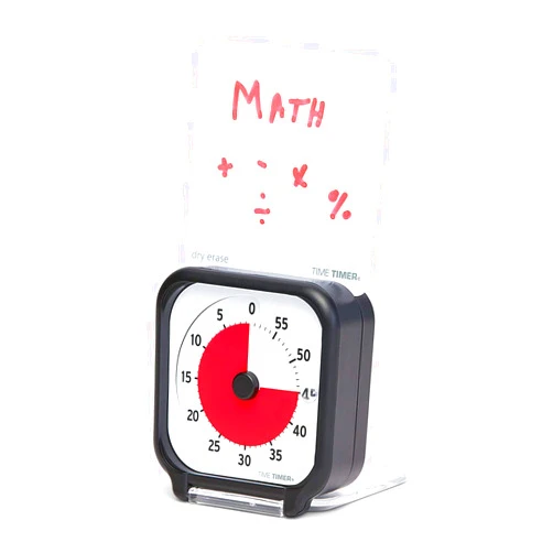 Time Timer 3 inch Visual Timer — 60 Minute Kids Desk Countdown Clock with Dry Erase Activity Card and Desktop App Access — for Kids Classroom, Homeschool Study Tool, Task Reminder, Home and Kitchen