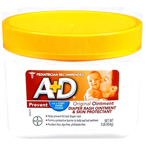 A+D A&D Original Diaper Ointment Jar, (1lb)