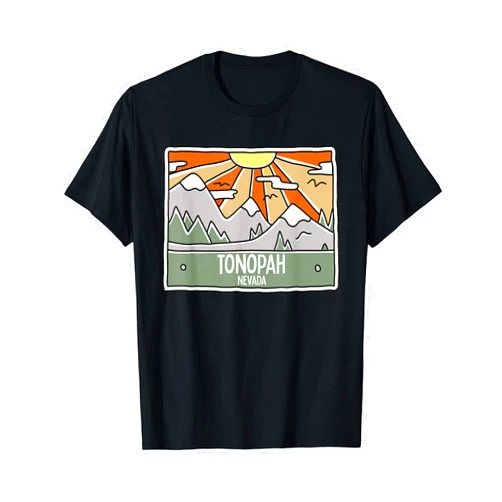 Tonopah Nevada Rocky Mountains Souvenirs Tonopah Nevada Mountains Sunshine NV Trip Souvenir T-Shirt