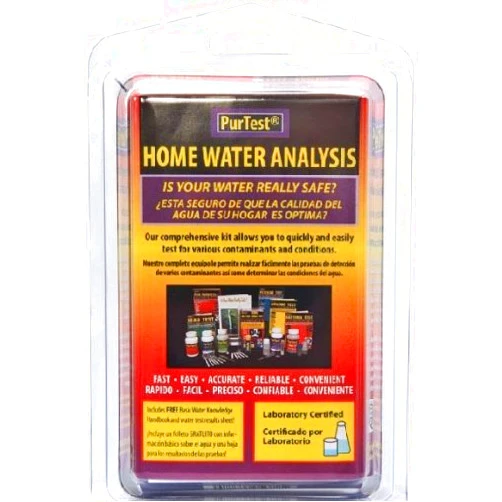 BLOSSOMZ PurTest P0402 Home Water Analysis Test Kit - PB Format