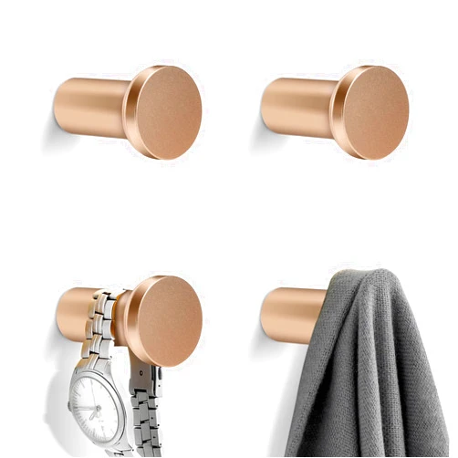 Miraitowa Wall Hook; Towel Hook; Load bearing 15-Pound Wall Hooks; Minimalist Design of Bath Towel Hook; Coat Hook; Hat Hook; Backpack Hook;4 Packs.