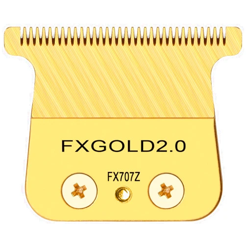 Manxrtod FXGOLD 2.0 Replacement Blade for All BaBylissPRO FX787 & FX726 Trimmers, Ultra Precise DLC Replacement Blades Compatible with BaByliss Trimmer Blades, FX707Z Gold