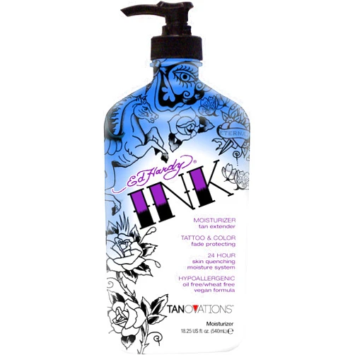 Ed Hardy INK Tattoo & Color Fade Moisturizer Tan Extender 18.75 Ounce