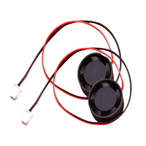 UCCKEYI 2pcs DC 5V Mini 2510 Brushless DC Cooling Fan 800RPM Quiet Large Air Volume Fan