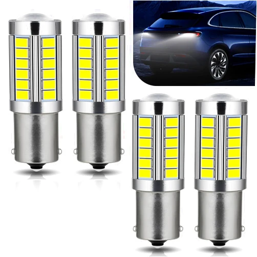 Civwesi Pack-4 Car 1156 LED Turn Signal Light, 1.17