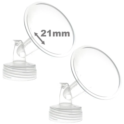 Nenesupply 21mm 2 pc Flanges Compatible with Spectra S2 Spectra S1 9 Plus Breastpumps Replacement to Spectra Pump Parts and Spectra Flange. Compatible with Spectra S2 Parts and Spectra 21mm