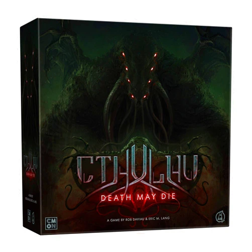 CMON Cthulu: Death May Die Board/ Horror/ Mystery/ Cooperative Game for Adults and Teens | Ages 14+ | 1-5 Players | Average Playtime 90-120 Minutes | Made by CMON