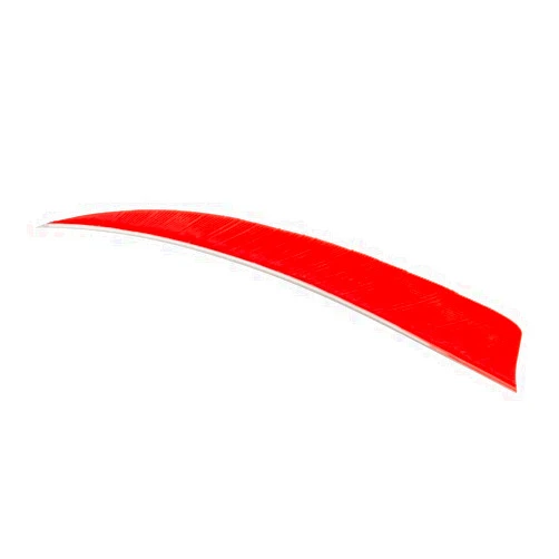 Trueflight Mfg Comp Inc TRUEFLIGHT Feathers Shield Cut 5 RW RED 100/PK.