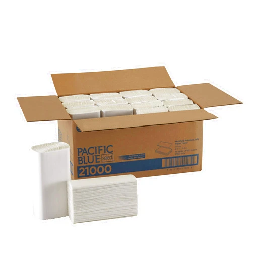 Georgia-Pacific Pacific Blue Select Multifold Premium 2-Ply Paper Towels by GP PRO (Georgia-Pacific),White, 21000,125 Paper Towels Per Pack,16 Packs Per Case