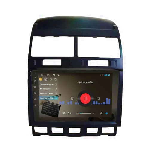 Slakerbe CarPlay Radio fit for Touareg 2003 2004 2005 2006 2007 2008 2009 2010,9 Inch Touch Screen Car Stereo Andriod Auto and WiFi GPS Navigation DSP Bluetooth Multimedia Player Backup Camera