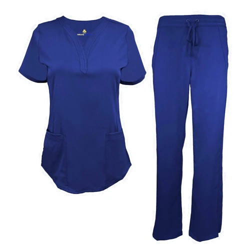 Natural Uniforms Women's Ultra Soft Y-Neck Scrub Set 8200-9200