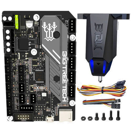 BIGTREETECH SKR Mini E3 V3.0 Control Board with TMC2209 UART Stepper Driver Upgrade 32Bit 3D Printer Silent Board for Ender 3, Ender3 Pro, Ender-3 V2 (with BIQU MicroProbe V2)