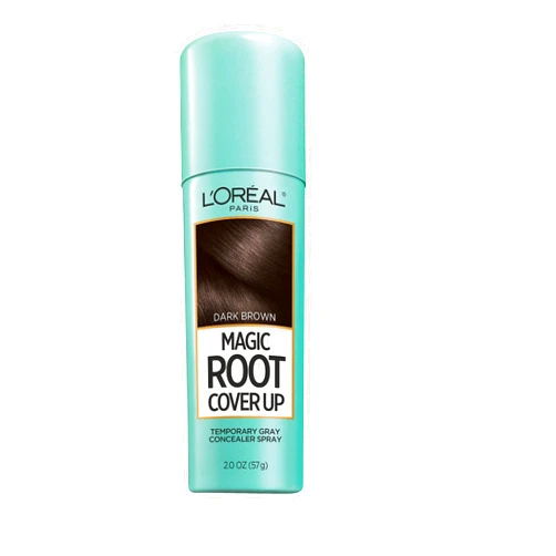 L’Oréal Paris L'Oreal Paris Root Cover Up Temporary Gray Concealer Spray, Hair Color Spray with Filling & Thickening Coverage, Dark Brown, Packaging May Vary