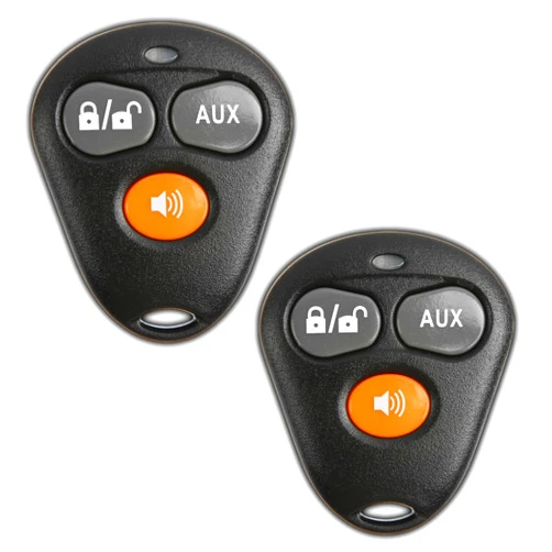 KeylessOption Keyless Entry Remote Starter Car Key Fob Alarm for Aftermarket Viper Automate EZSDEI474V 473V (Pack of 2)