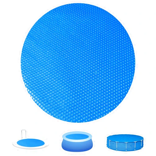 YUGYUJ Solar Pool Covers Blankets, Round Solar Pool Cover for Above Ground and In Ground Pool Round Swimming Pools, Solar Pool Hot Tub Floating Thermal Blanket Dustproof Cover (6 Ft)