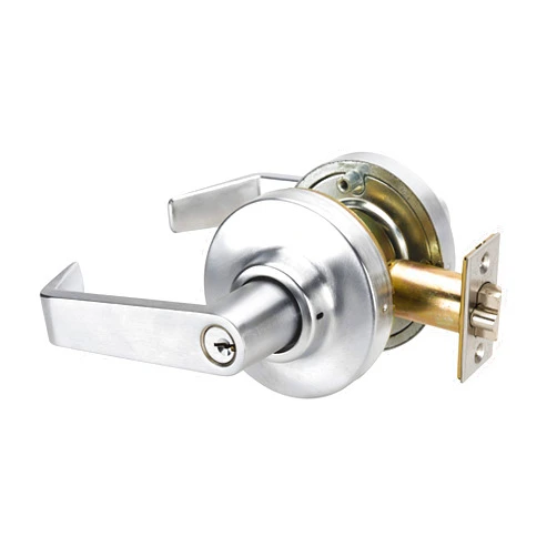 Marks USA 195F Survivor Cylindrical Lever Lockset, Grade 1, US26D, Storeroom, Color Silver, Satin Chrome Finish (195F/26D)
