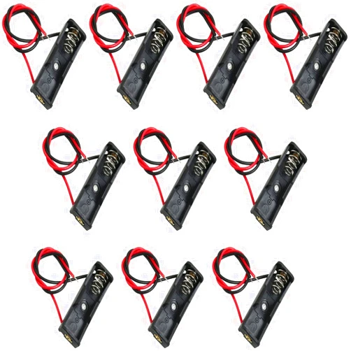CGNRONEAU A23 Battery Holder, 10PCS 12V Battery Holder, 23A Battery Holder, 12V Battery Case with Wires