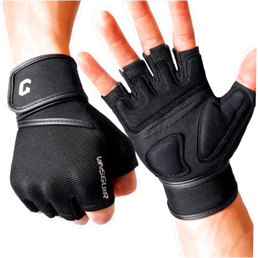 VINSGUIR Weight Lifting Gloves, Gym Gloves for Men and Women, Workout Gloves with Wrist Support for Exercise, Weightlifting, Training, Cycling, Pull-ups, Rowing, and Climbing