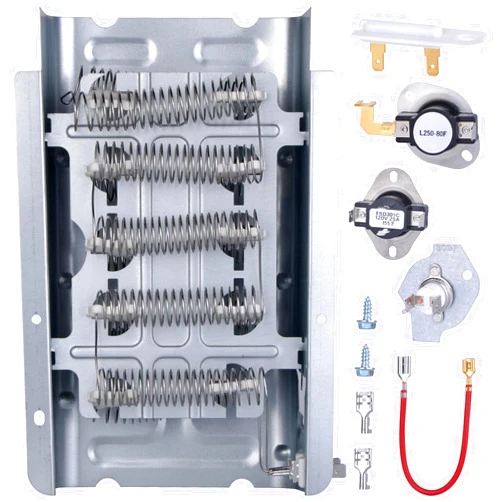 BAITHNA 279838 Dryer Heating Element W10724237 3403585 For Whirlpool wed4815ew1 Kenmore 110 Cabrio Maytag Roper red4516fw0 Amana Admiral aed4675yq1 Thermostat Fuse Kit 3387134 3977393 byRomalon