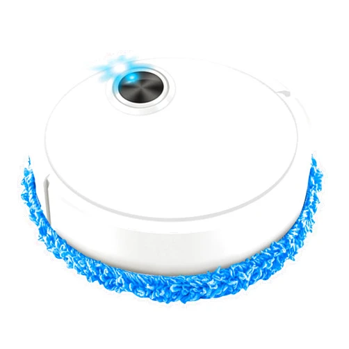 Ckuakiwu Robot Vacuum and Mop Combo - Intelligent Floor Sweeper USB Smart Robot Cleaner Automatic Cleaning Robot Wet Dry Smart Sweeper Daily Schedule Cleaning, Ideal for Pet Hair White