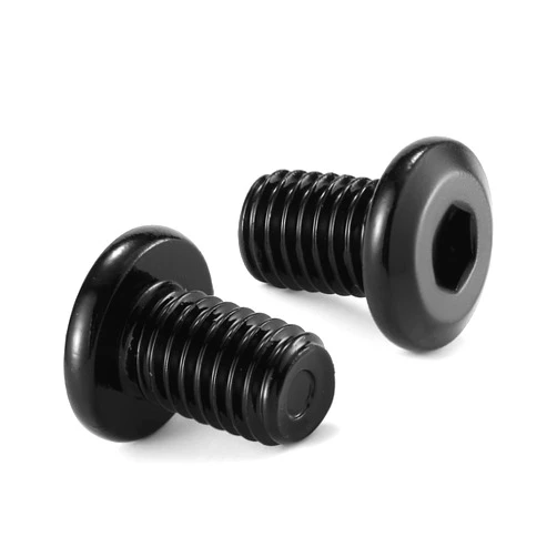 SG TZH M6 x 12mm 20Pcs Flat Head Hex Socket Cap Screws Bolts, 304 Stainless Steel 18-8, Full Thread, Black Oxide by SG TZH (with Hex Spanner)